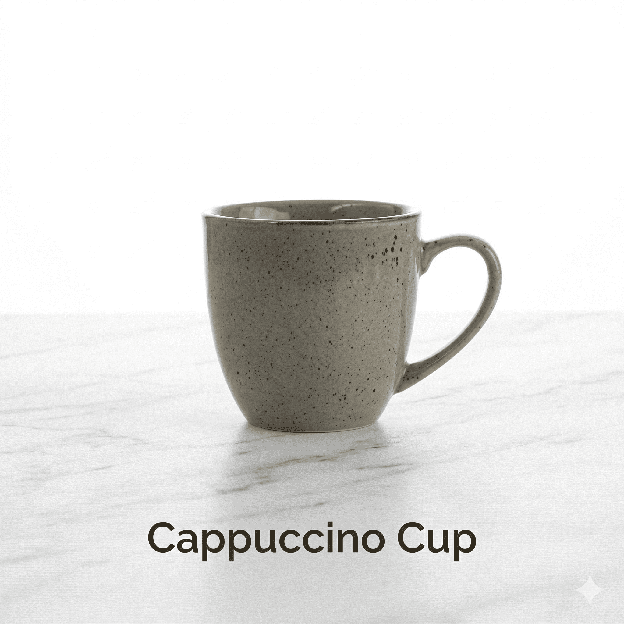 Itinow Green Smoke Reactive Glaze Cappuccino Cup