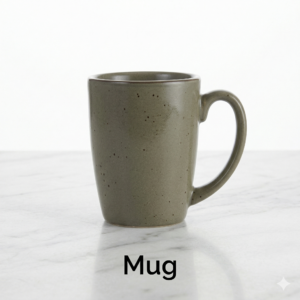 Itinow Green Smoke Reactive Glaze Mug