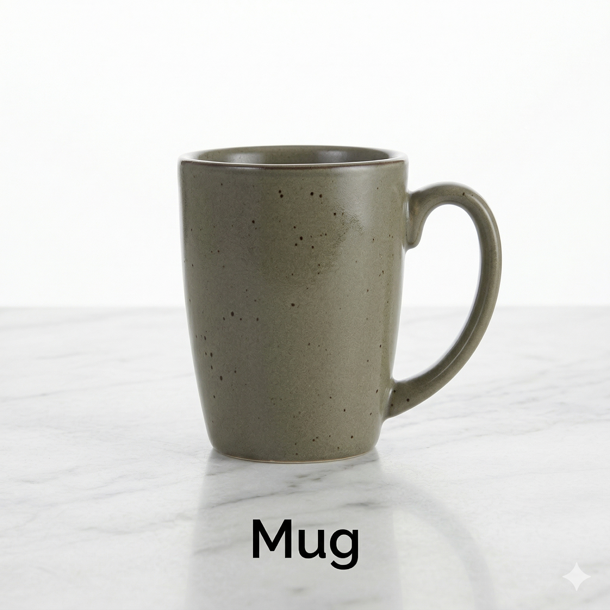 Itinow Green Smoke Reactive Glaze Mug