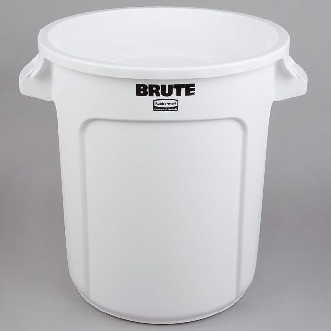 Rubbermaid® Brute® Container – White