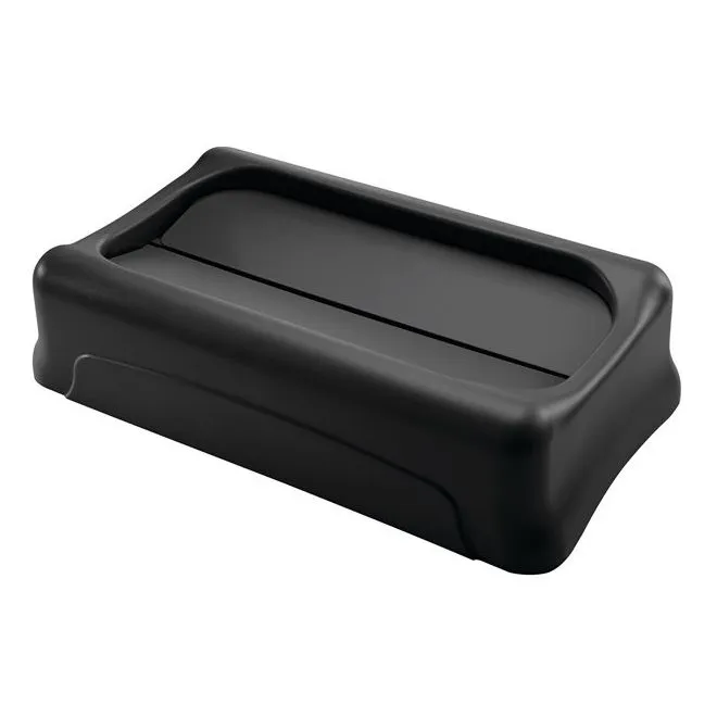 RM 2673-60 BLA – Untouchable® Swing Top Waste Container, Black